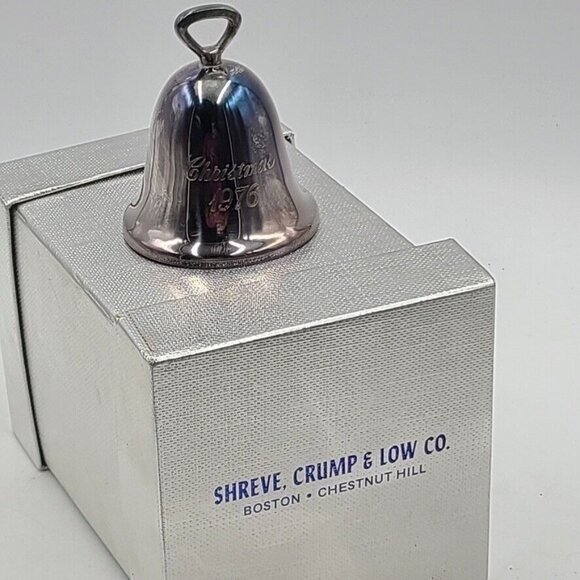 Vintage Reed & Barton Silver Plate Bell Engraved Christmas 1976 - Picture 8 of 9